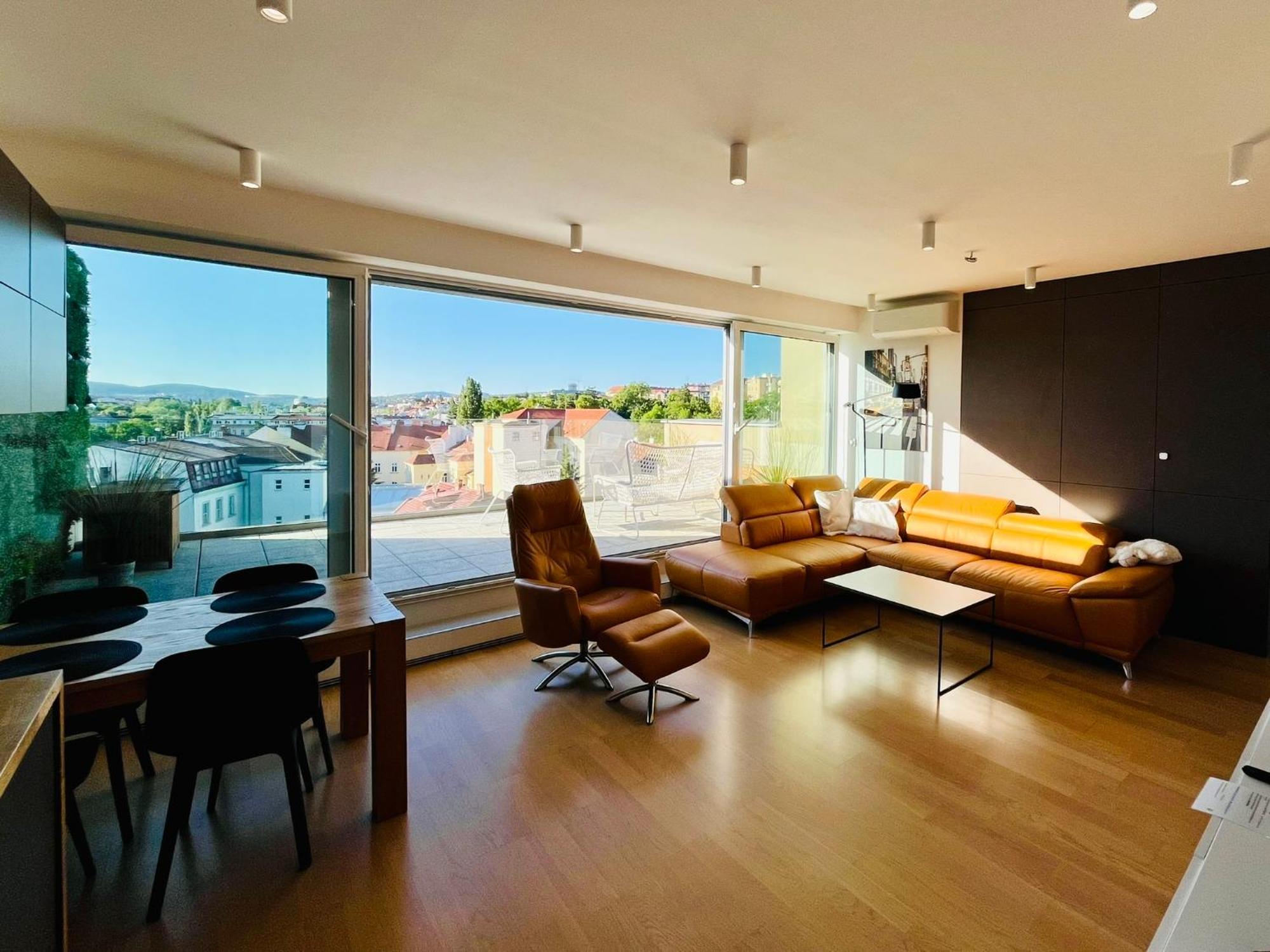 Brno City Center Apartment With Parking And A Big Terrace Exterior photo